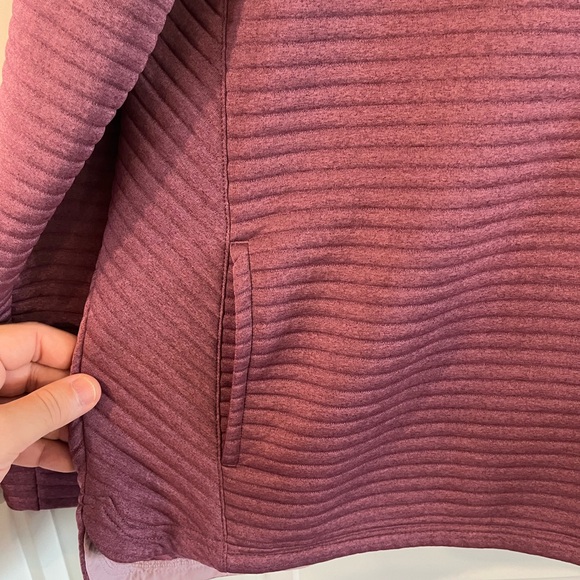 L.L. Bean Plum Ribbed Pullover - Picture 5 of 9